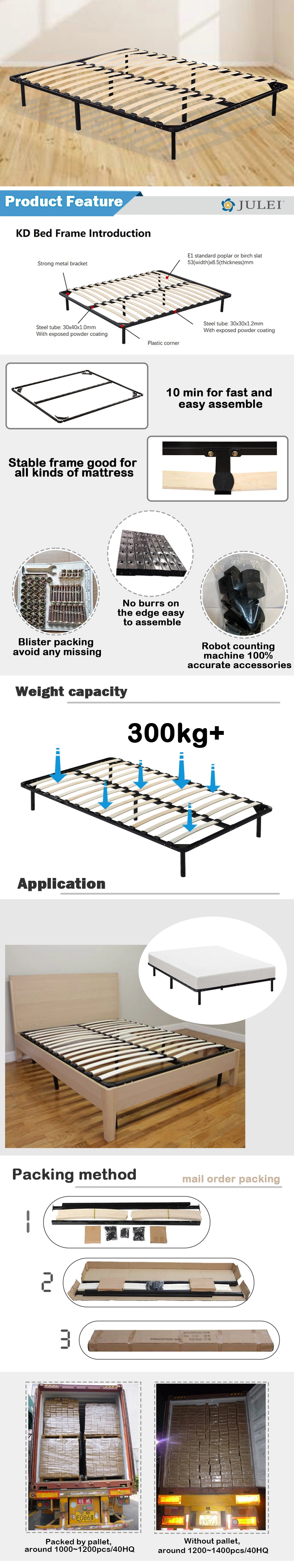 Platform Bed Frame with Lift up Storage