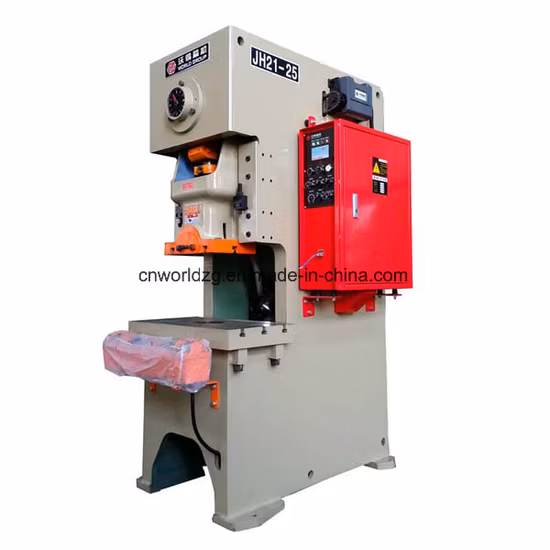 Prensa perforadora mecánica con marco de separación de lecho fijo de 25 toneladas