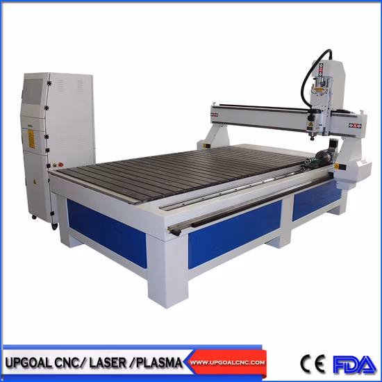 Enrutador CNC de madera 1325 de 4 ejes con eje giratorio de 150 mm de diámetro hundido en Y