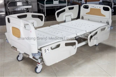 Mobiliario de hospital Nuevo tipo de equipo médico Hospital ajustable manual y operación médica Cama de enfermería para pacientes en stock